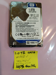 Western Digital Blue 1.0 TB Hard Disk Drive. Wiped, tested, 100% Health.