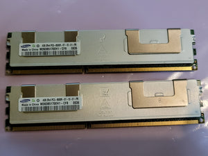 Samsung 2 x 4GB 2Rx4 PC3-8500R-07-10-E1-P0 Server RAM Memory