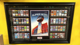 Superbowl XVLI Budweiser Framed Ticket Collection