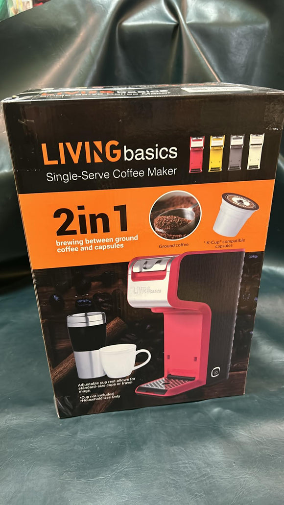 Living Basics Single Serve Coffee Maker