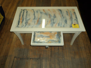 Hand Made Epoxy And Wood Coffee Table