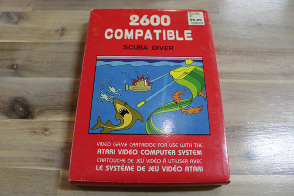 Scuba Diver For Atari 2600